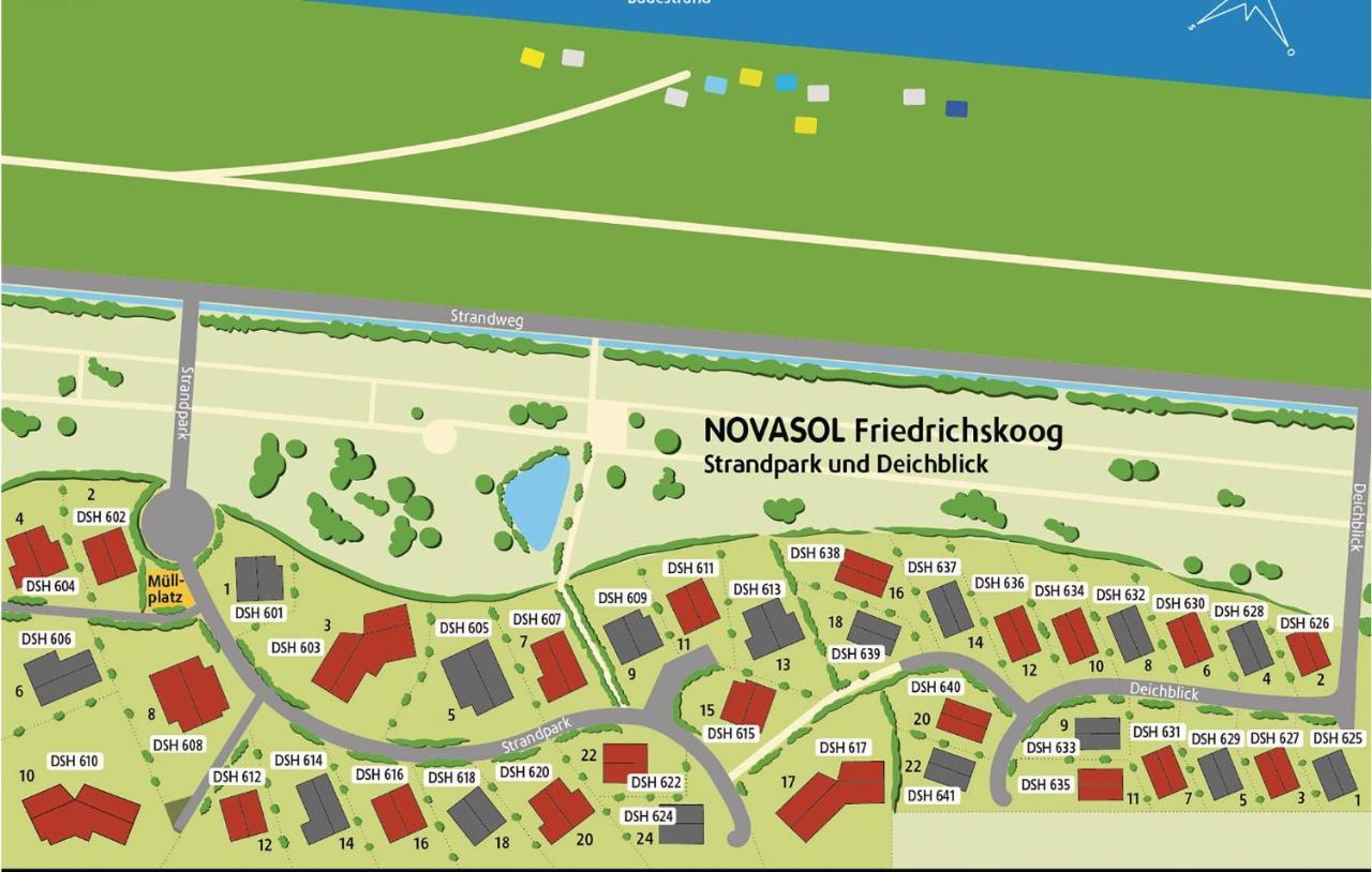 Friedrichskoog-Deichblick 14 Villa Екстериор снимка